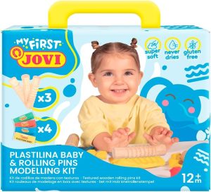 Mi primer kit de modelaje con rodillos de madera my first plastilina baby