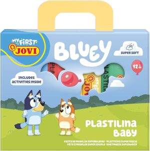 Estuche 4 pastillas plastilina 38g bluey may first