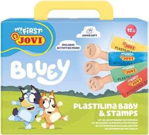 Maletín my first plastilina baby + 4 pastillas 38g. + estampadores números