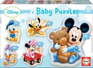 Mickey baby puzzles.(5 PUZZLES/3,4,5 PZAS)