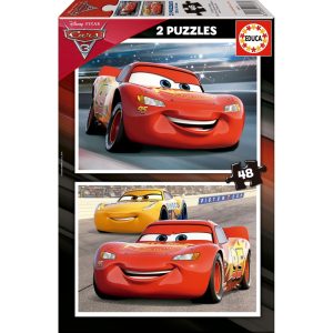 Cars 3. 2 puzzles 48 piezas