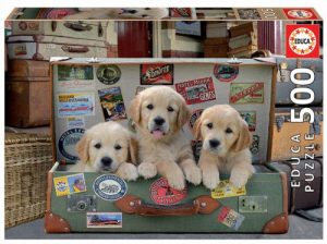 CACHORROS EN EL EQUIPAJE PUZZLE 500 PIEZAS