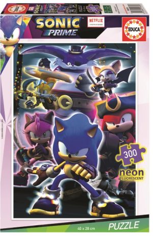 PUZZLE INFANTIL SONIC NEON 300 PIEZAS
