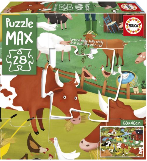 PUZZLE MAX 28 PIEZAS LA GRANJA