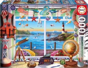 PUZZLE 1000 PIEZAS VIDA EN EL PUERTO