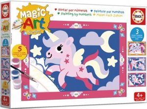 MAGIC ART NUMBER ART +4 UNICORNIOS