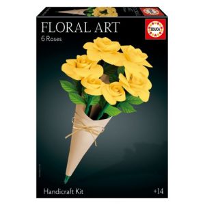 FLORAL ART 5 ROSAS AMARILLAS