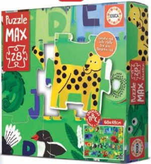 PUZZLE 28 PIEZAS MAX ALPHABET NATURE PIEZAS GIGANTES