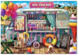 PUZZLE 500 PIEZAS FURGONETA DE HELADOS