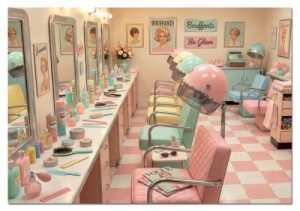 PUZZLE 1000 PIEZAS RETRO GLAM SALON