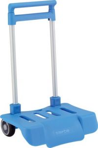 Carro portamochilas plegable 605 azul celeste safta