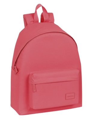 MOCHILA SAFTA BASIC ROSA 33x42x15cm