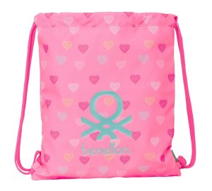 SACO PLANO BENETTON HEART 35x40x1cm
