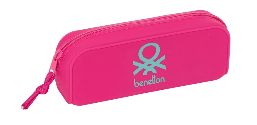 PORTATODO CUADRADO SILICONA BENETTON HEART 18,5x7,5x5,5cm