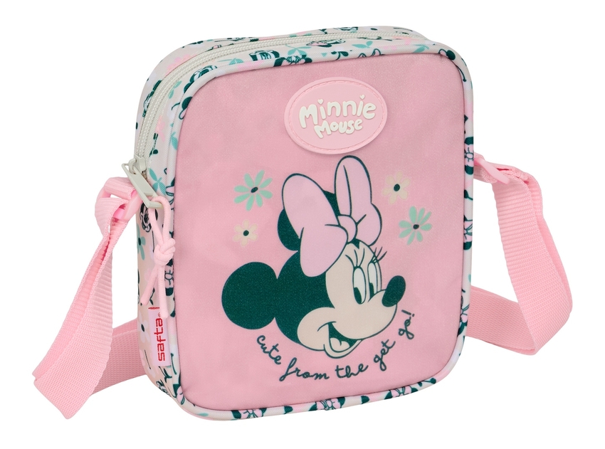 BOLSITO BANDOLERA MINNIE MOUSE MINTY 16x18x4cm