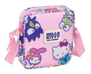 BOLSITO BANDOLERA HELLO KITTY &FRIENDS 16x18x4cm