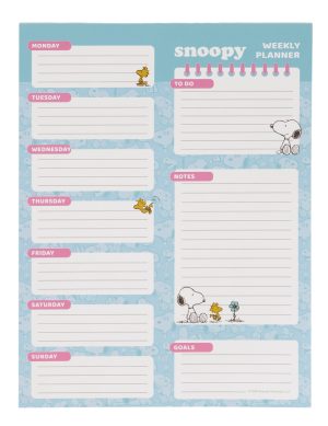 PLANING SEMANAL SNOOPY 19x25,5cm