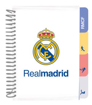 BLOC DE NOTAS A5 REAL MADRID EQUIPACION 26/27 14,8x2,1cm