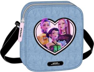 BOLSITO BANDOLERA K-POP Demon Hunters - HUNTRIX 16x18x4cm