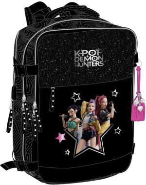 MOCHILA VIAJE CABINA PORTATIL 15,6'' K-POP Demon Hunters - ENERGY 29x44x19cm