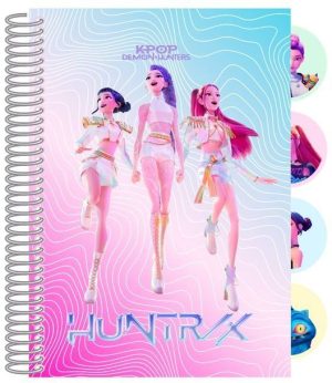 BLOC DE NOTAS A6 K-POP Demon Hunters - STATIONERY 10,5x14,8cm