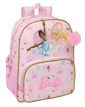 MOCHILA ADAPTABLE A CARRO BARBIE BALLET 33x42x14cm