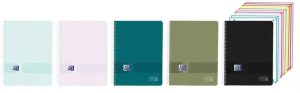 Paq/5 Cuaderno espiral a4+ 200h 90g. cuad.5x5 ebook10 xl live &go colores surtidos