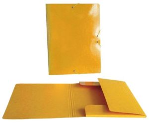 CARPETA SOLAPAS FOLIO PLASTICO BRILLO LASER AMARILLO