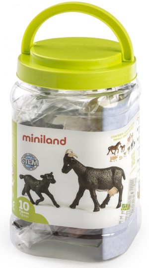 ANIMALES DE GRANJA BEBES 10 UNIDADES