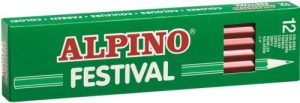 C/12 LAPICES COLORES ALPINO ROSA CARNE