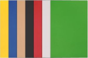 PACK 5 LAMINAS GOMA EVA ADHESIVA 40X60CM NEGRO