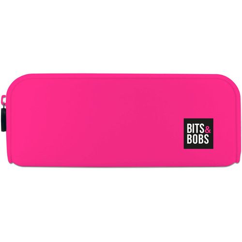 PORTATODO SILICONA ROSA FLUOR B&B 23,1x31,3x2,8cm