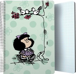 CUADERNO PP Fº 80H 90G C4MM MAFALDA KISS 22,5x31x1,6cm