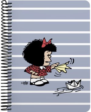 CUADERNO PP 4º 80H 90G C4MM MAFALDA BOAT 14,8x21,2x1,6cm