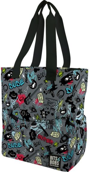 BOLSA TELA B&B AWESOME 31x37,5x14cm