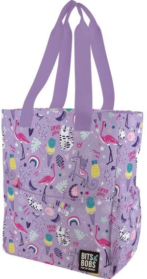 BOLSA TELA B&B HAPPY 31x37,5x14cm