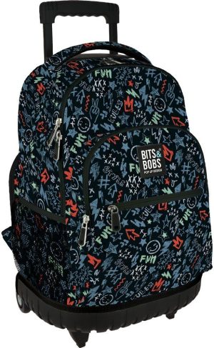 MOCHILA ROLLER B&B PEACE 37x52x25cm