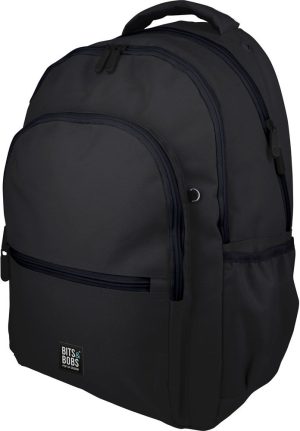MOCHILA ROOMY B&B NEGRA 33x46x22,5cm