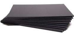 PAQ/24 CARTON PLUMA A4 5MM NEGRO