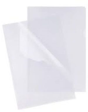 C/100 fundas dossier uñero liso a4 polipropileno transparente