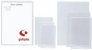 C/50 fundas transparentes con uñero 111x74mm pvc 150 micras