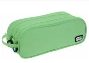 PORTATODO DOBLE BITS &BOBS MINT 24,5X9,5 CM