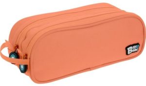 PORTATODO DOBLE BITS &BOBS CORAL 24,5X9,5 CM