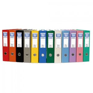 ARCHIVADOR Fº PALANCA 65MM CARTON FORRADO PLASTICO NEGRO