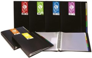 Carpeta 30 fundas extraibles a4 'in &out' color negro grafoplas