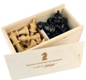 Fichas ajedrez madera st nº 4