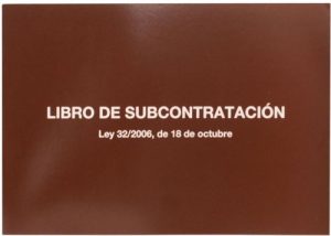 Libro subcontratación Fº