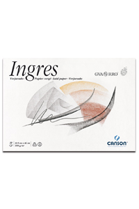 Bloc dibujo papel ingres a3+ 20h 108g. encolado