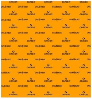 Paq 25 cartulinas iris 50x65 cm. color naranja fluo 235 g.