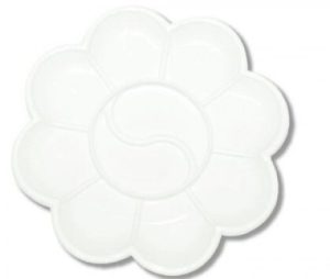PALETAS DE PLASTICO ESCOLAR CIRCULAR 13,5CM DIAMETRO